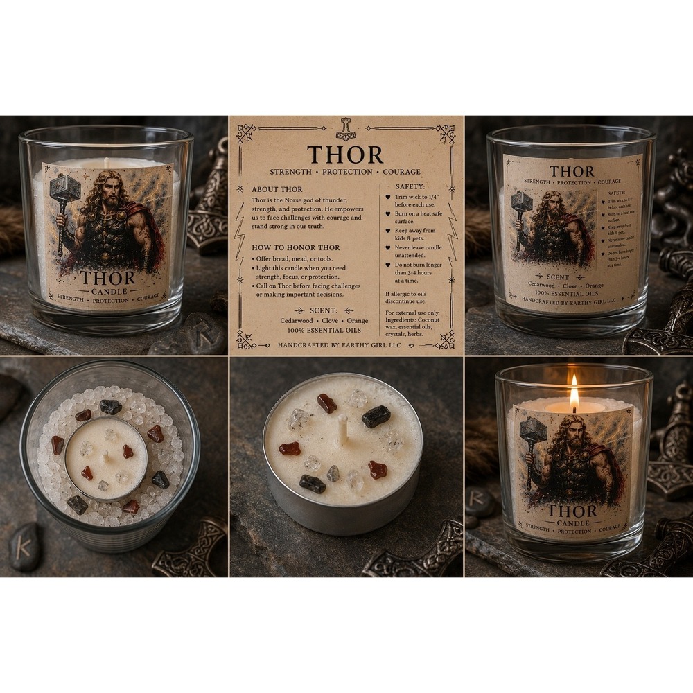 Thor Tea Light Candle Set